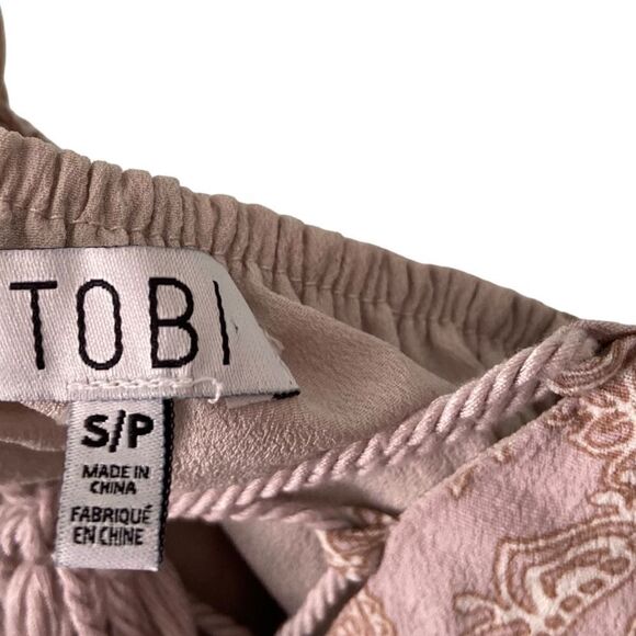 Tobi Sexy Back Paisley Print Mini Dress in Size Small - Picture 10 of 11